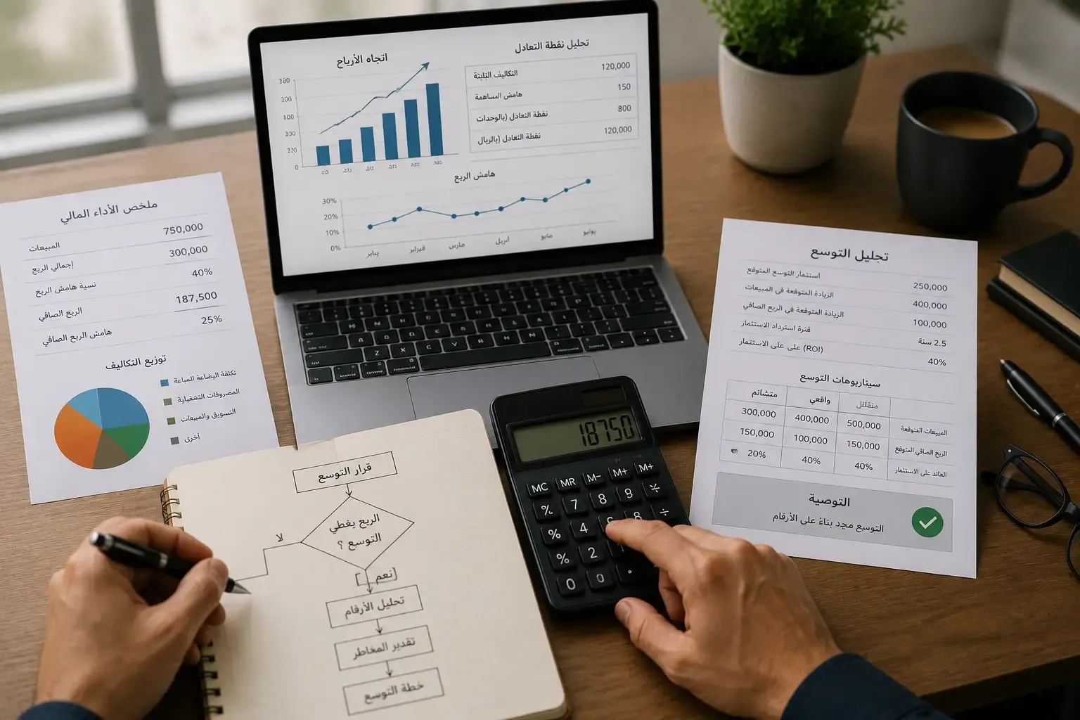 كيف تتخذ قرار التوسع بناء على أرقام الربح لا الحدس